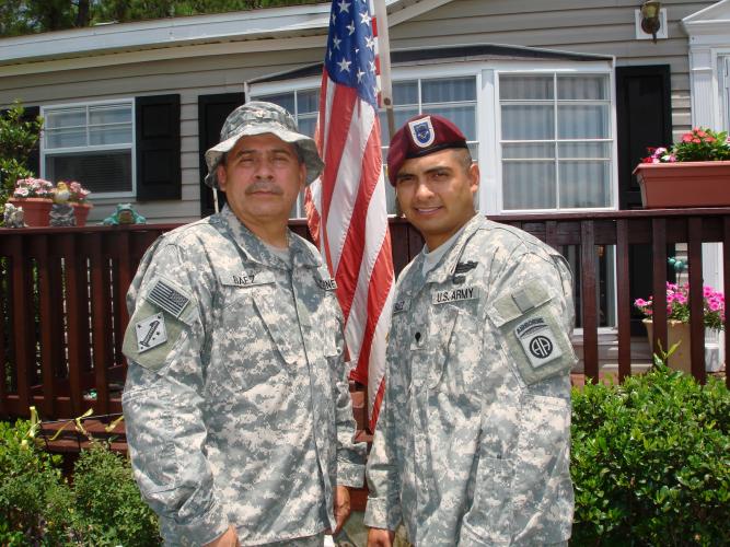 Mike with his Dad